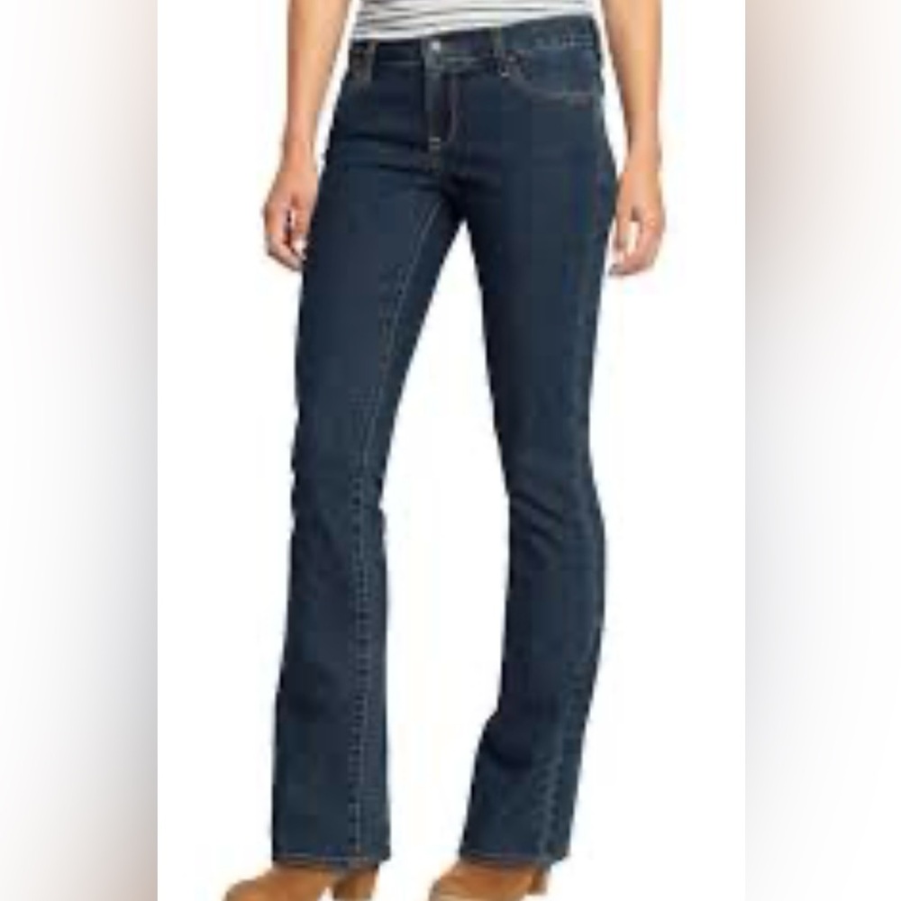 Old Navy The Flirt Bootcut Blue Jeans Womens Size 6 Long